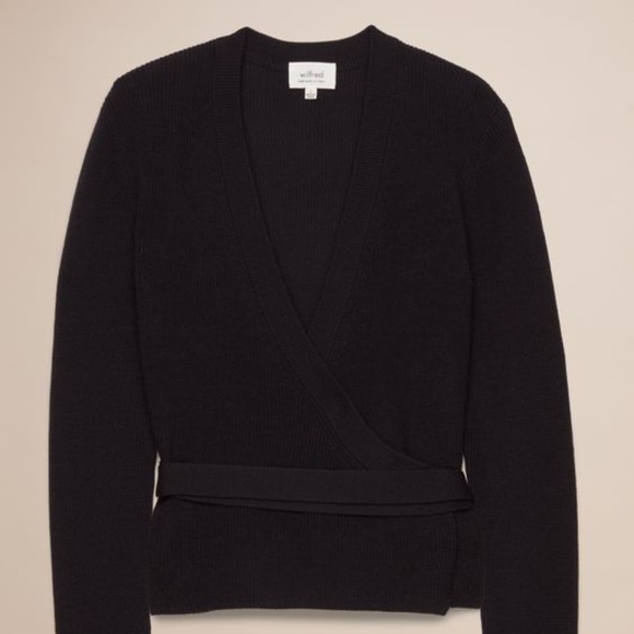 Aritzia Wilfred Manset Wrap Sweater